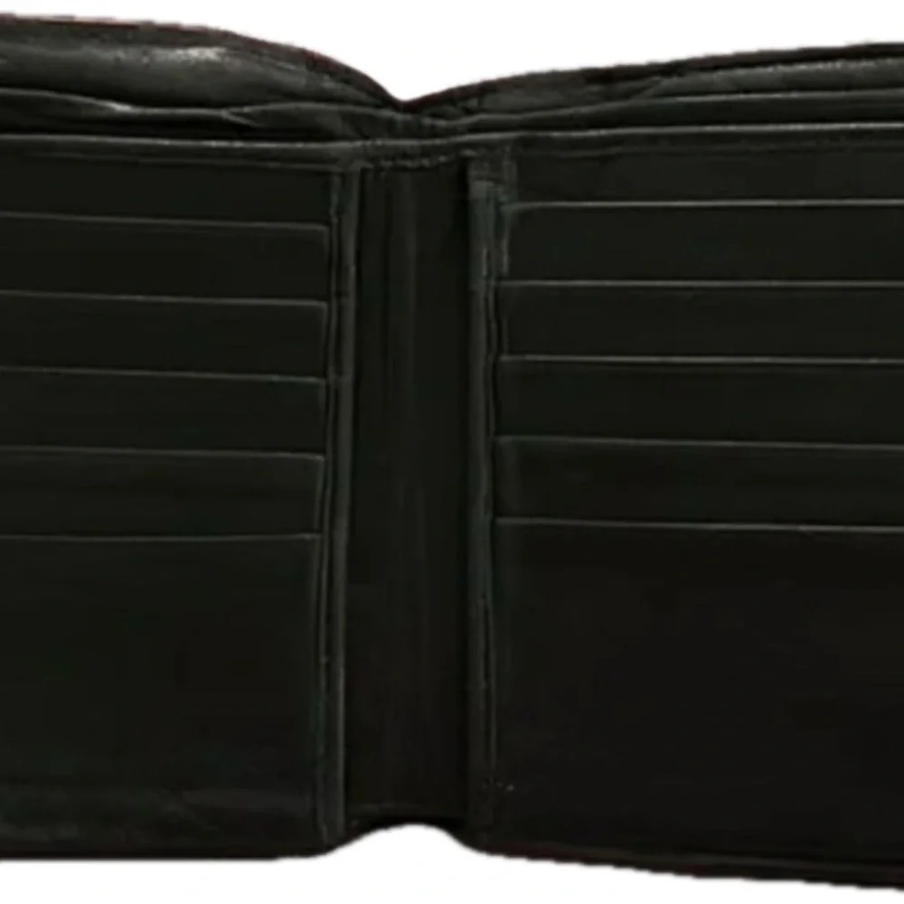 Bottega‎ Veneta BLACK LEATHER Intrecciato Weave Wallet LUXURY